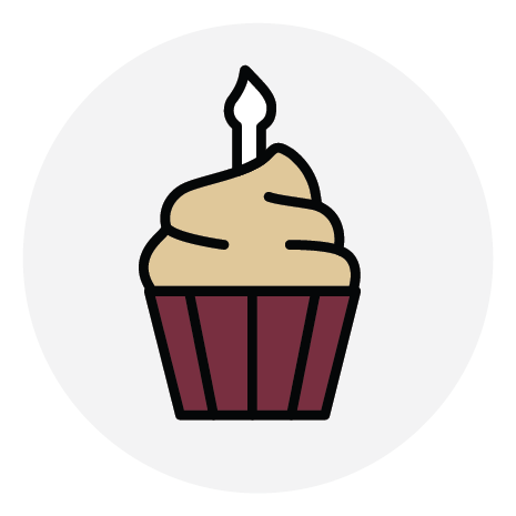 icon of a cupcake